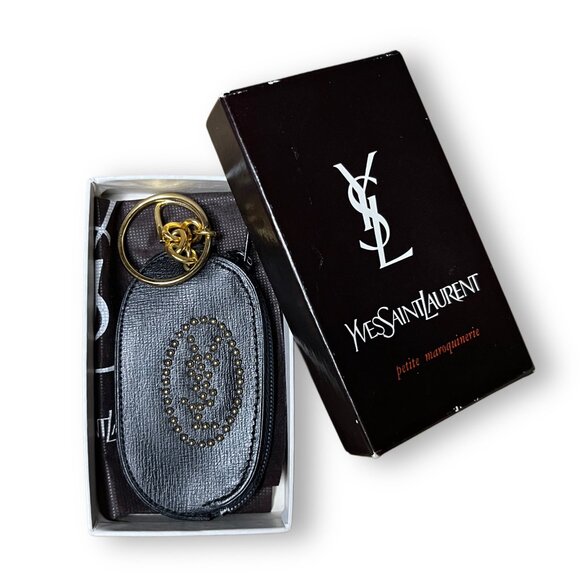 Rare YSL Studded Coin Pouch Keychain - Picture 3 of 6